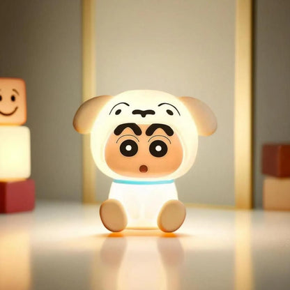 Shin-chan and Shiro LED Night Light Lamp