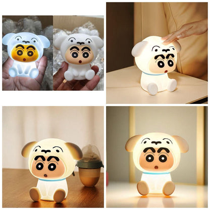 Shin-chan and Shiro LED Night Light Lamp