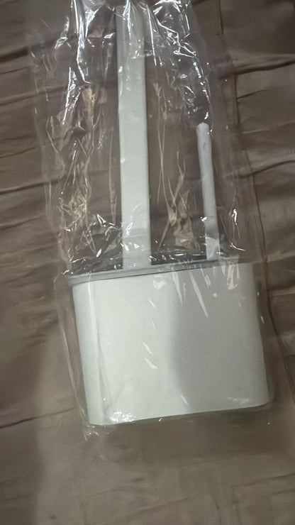 Wall Mounted Silicone Toilet Brush Set