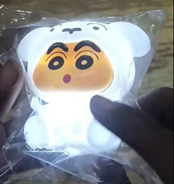 Shin-chan and Shiro LED Night Light Lamp