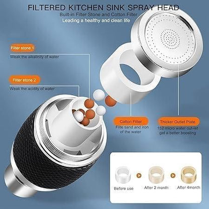 3 Modes Kitchen Sink Spray Faucet