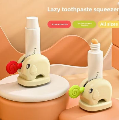 Elephant Toothpaste Squeezer & Holder (Pack of 2)