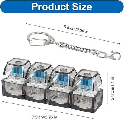 Keyboard Fidget Keychain