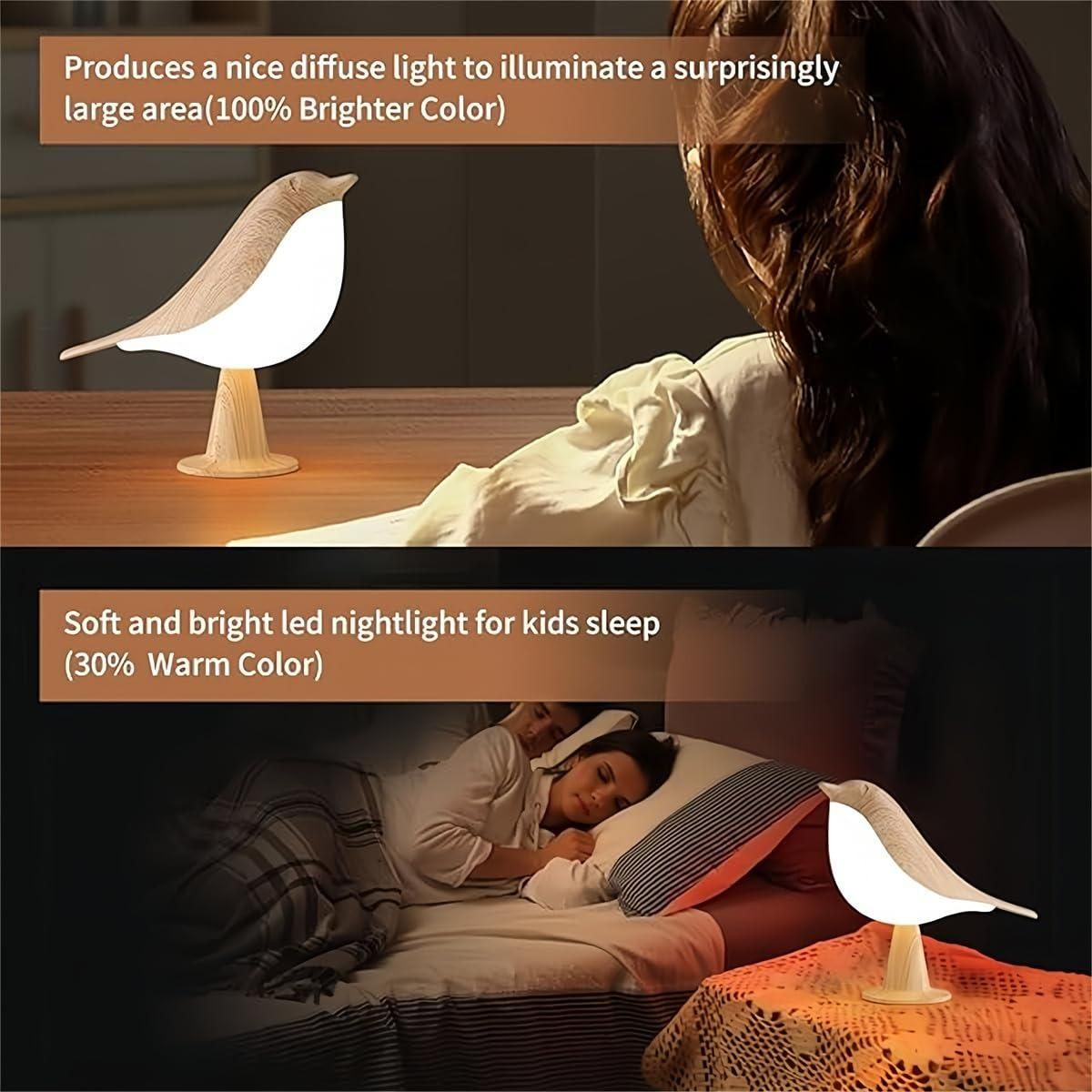 Bird Shaped Table Lamp LED