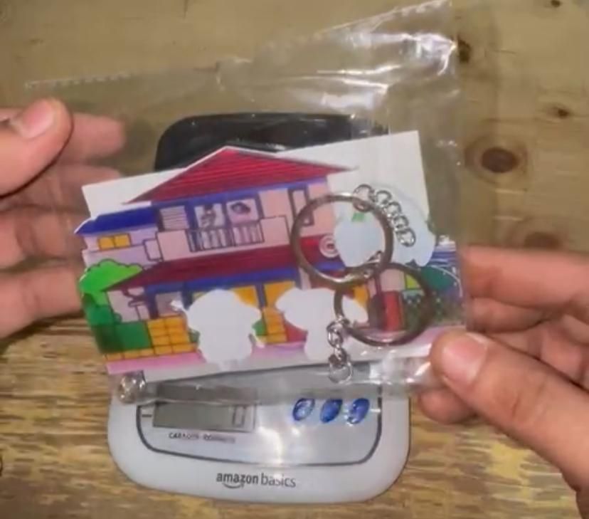 Shinchan & Shiro Keychain + Wall Hanger