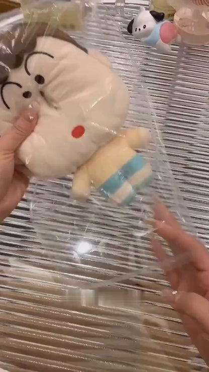 Cartoon Plush Tissue Holder Doll